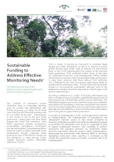 Sustainable Funding to Address Effective Monitoring Needs